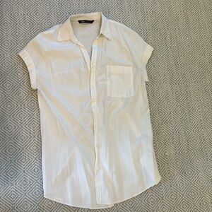 Zara white shirt dress worn once